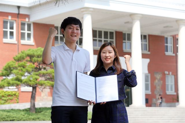 일본 문부성 국비유학생으로 선발된 계명대 문지수 이소라 학생