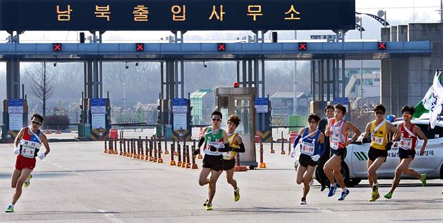 제59회 대회때는 경기 파주시 도라산 남북출입사무소까지 코스를 연장했다.