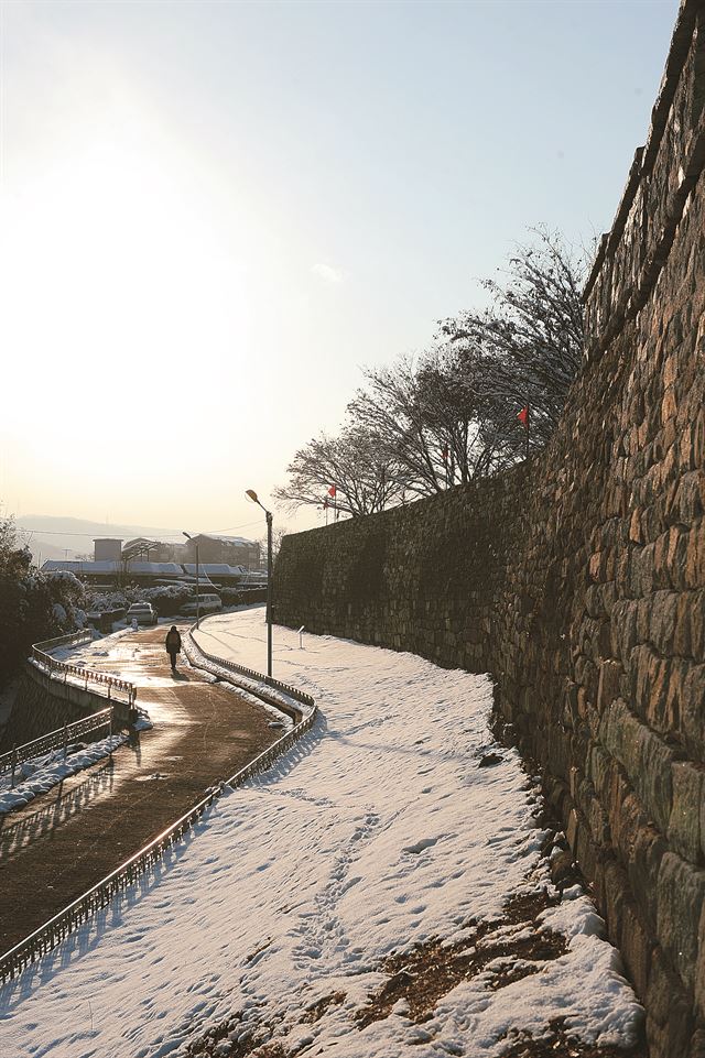 홍주성 남쪽 성벽