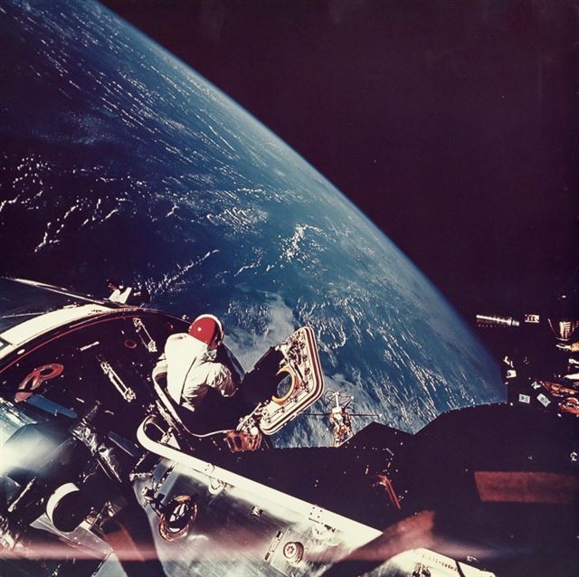 David Scott of Apollo 9 in March 1969.사진= Dreweatts & Bloomsbury Auctions .