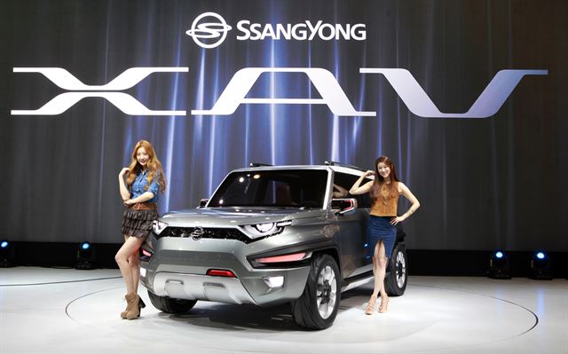 쌍용자동차 SUV 콘셉트카 XAV. 뉴시스