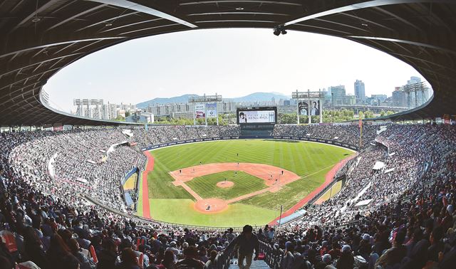 잠실구장 전경.