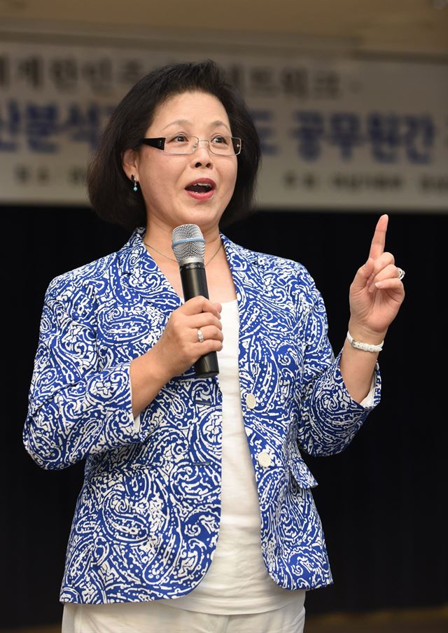 미국 국방부 예산분석가 장혜숙씨.