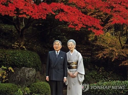 일왕 내외. AP=연합뉴스 자료사진