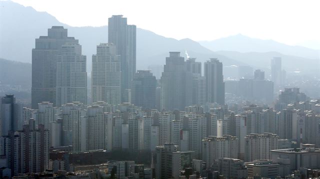 서울 강남구 일대 아파트 밀집 지역. 연합뉴스