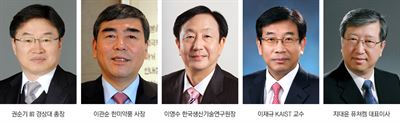 KAIST 자랑스런 동문상 수상자들