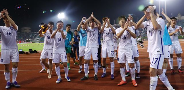 2018 러시아월드컵 최종예선에서 톱시드를 받지 못하게 된 한국 축구 국가대표팀. 연합뉴스