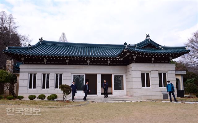 해군진해기지 끝자락에 자리잡은 이승만 전 대통령 별장.