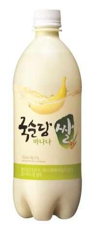 국순당은 국순당 쌀 바나나를 8일부터 전국 할인매장과 편의점 등에서 판매한다고 7일 밝혔다. 국순당 제공