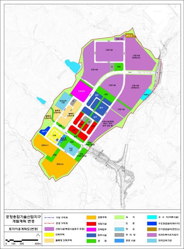 포항융합기술산업지구 현황도/2016-05-02(한국일보)
