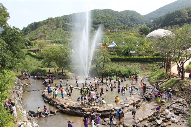 예천 곤충생태원에서 지난해 열린 어린이날 행사 풍경. 예천군 제공