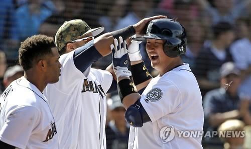 시애틀 이대호. AP 연합뉴스