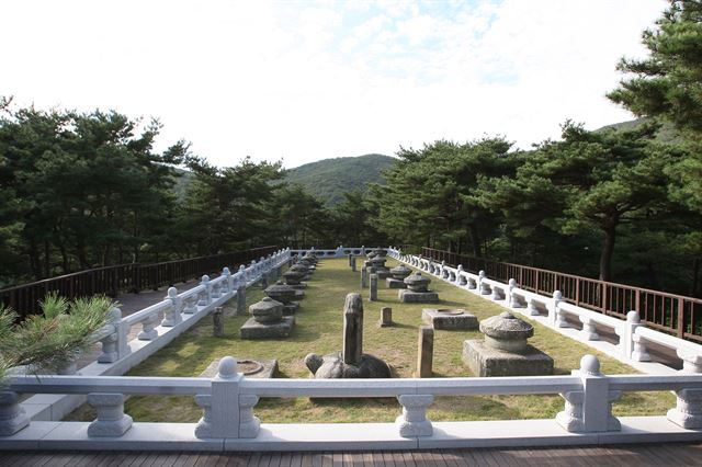 성주군은 세종대왕자태실 생명문화공원 조성사업 등 군만의 독특한 생(生), 활(活), 사(死) 문화유적을 활용하고 있다. 사진은 세종대왕자태실. 성주군 제공