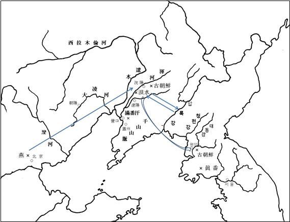 고조선과 한나라의 국경이었다던 패수는 어디인가. 난하, 대릉하, 혼하, 압록강, 청천강 등 다양한 설이 경쟁 중이다. 21일 동북아역사재단 추최 토론회에서는 학계 다수설인 혼하설과 재야사학계의 난하설이 맞붙는다. 박준형 논문 자료