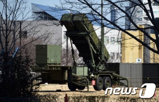 일본 자위대의 지대공 요격 미사일 패트리어트(PAC3). ⓒ AFP=뉴스1 ⓒ News1 최종일 기자