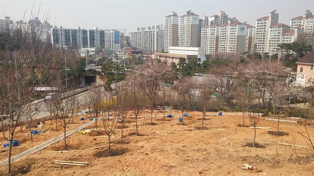 서울 강동구 둔촌동 그린벨트 부지. 한국산업개발 제공