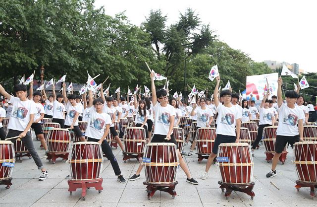 대구학생 모듬북 공연