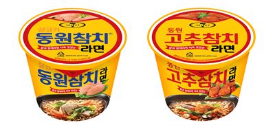 동원참치라면 2종. 동원F&B 제공