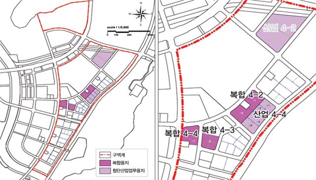 세종테크밸리 2차 분양 토지 위치도 및 면적. 행복청 제공