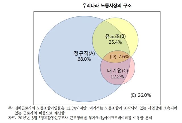 국내 노동시장의 구조