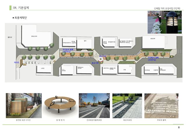 ‘신해철 거리’ 기본설계 구상안. 성남시청 제공