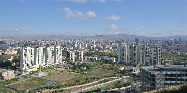 난개발로 신음하고 있는 울란바토르 도심