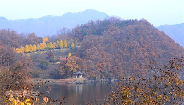 김옥균이 갑신정변 실패 후 머물렀다는 청풍정.