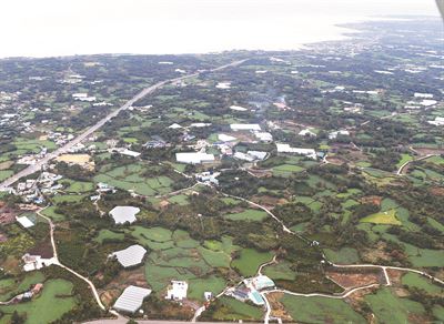 제주 제2공항 사업 예정지인 서귀포시 성산읍 일대. 한국일보 자료사진