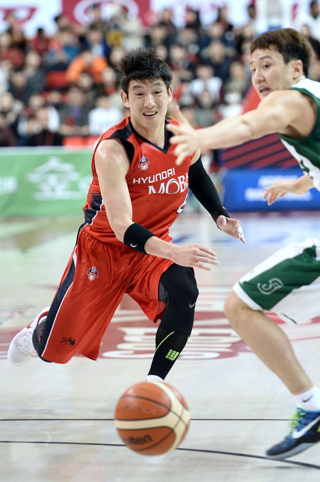 울산 모비스 양동근(왼쪽). KBL 제공