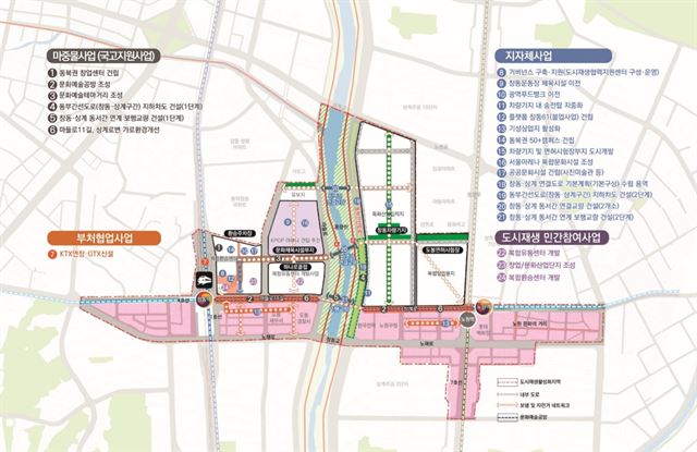 서울시 창동‧상계 도시재생활성화계획(안). 국토부 제공