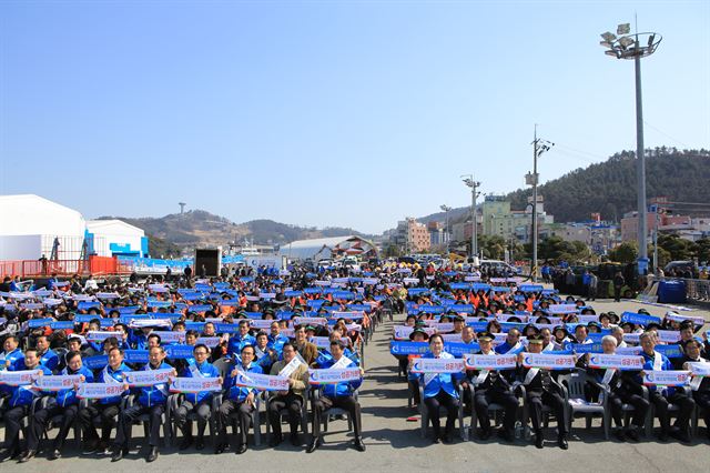 지난 15일 완도 해변공원에서 열리는 D-30 행사에 주민 1,200여명이 참석, 박람회 성공을 다짐했다.