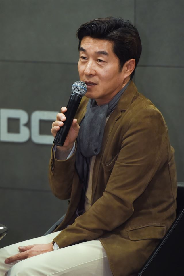 ‘역적’에서 아모개를 연기한 김상중이 드라마에서 하차하며 20일 기자간담회를 갖고 그간의 소회를 밝혔다. MBC 제공