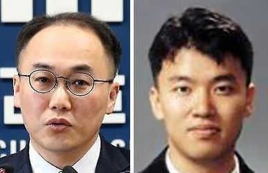 이원석(왼쪽) 한웅재 부장검사