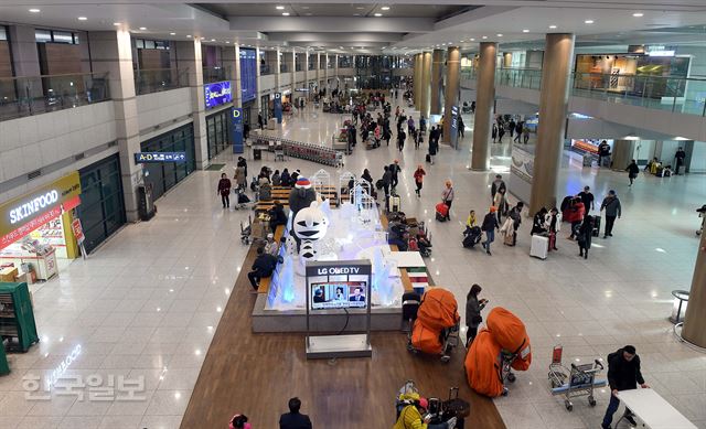 참고 사진. 인천국제공항 입국장 전경. 영종도=홍인기 기자