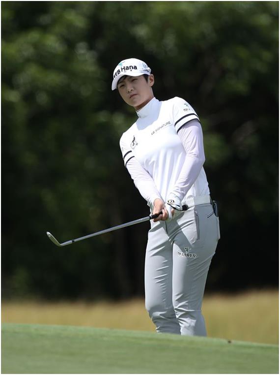 LPGA 투어 첫 우승에 도전하는 박성현. LG 전자 제공