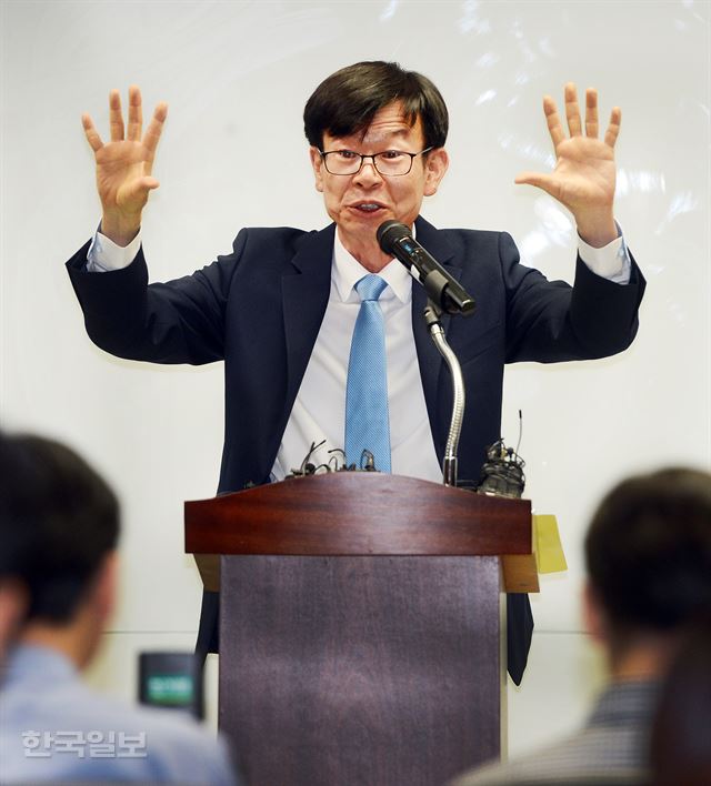 김상조 공정거래위원장 후보자. 신상순 선임기자