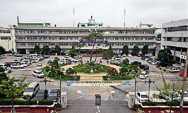 전북 익산시청 전경.