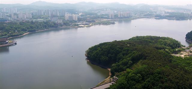 경기 용인 기흥저수지 전경. 용인시 제공