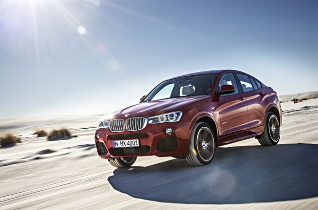 BMW X4 엑스드라이브 20d M 스포츠 패키지. BMW코리아 제공