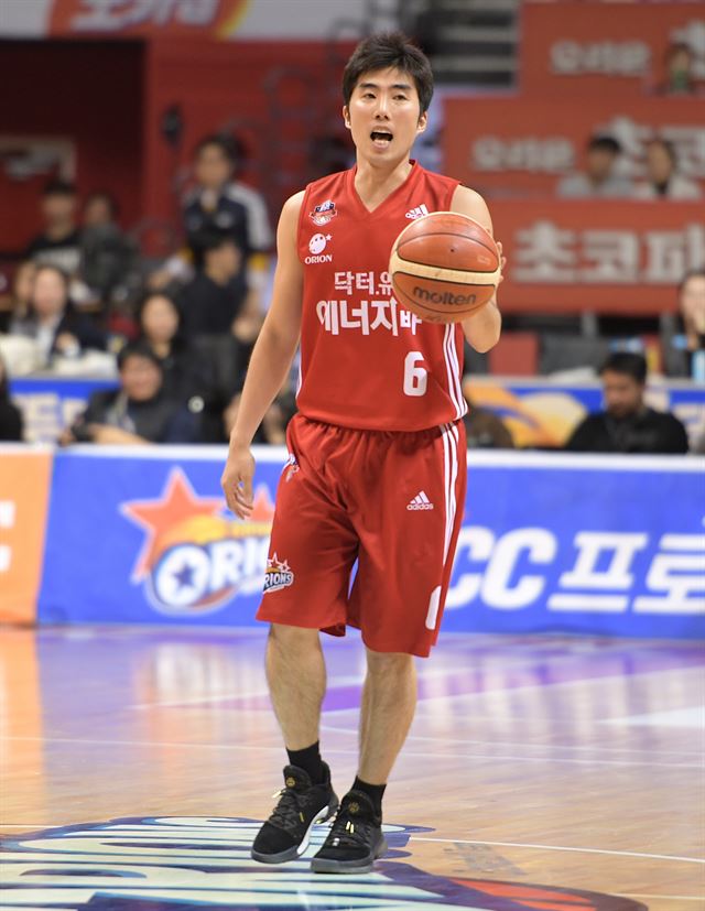 고양 오리온 시절의 정재홍. KBL 제공