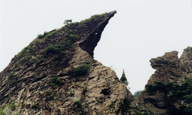 전남 보성군 득량면 오봉산 칼바위. 보성군 제공