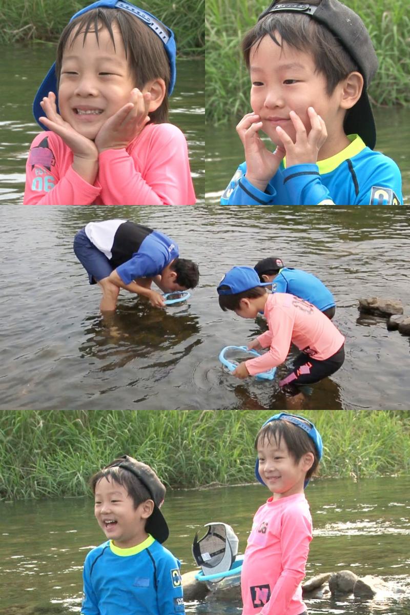 '슈퍼맨이 돌아왔다'에 출연 중인 서언-서준이 애교를 과시했다. KBS