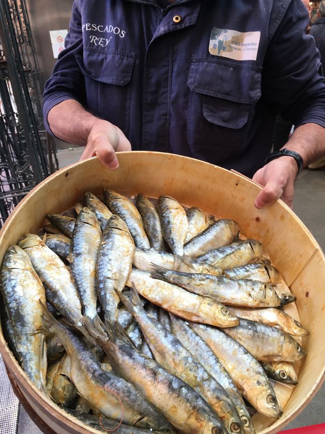 스페인식 염장 청어 사르디나스 아렌케(Sardinas Arenque). 청어를 소금에 절인 다음 훈제 건조해서 만든다. 소설가 천운영 제공