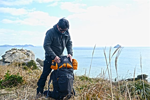 캠핑을 좋아하는 김민수씨는 요즘 배낭 하나에 짐을 꾸려 떠나는 백패킹(Backpacking)을 즐기러 섬을 찾는다. 김씨 제공