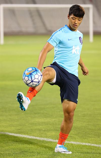 오스트리아 프로축구 잘츠부르크에서 시즌 4호골로 활약중인 황희찬. 연합뉴스