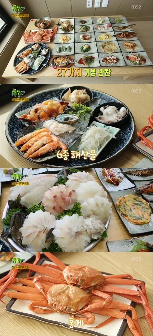 ‘2TV 생생정보’에서는 쟁반회 맛집이 공개됐다. '2TV 생생정보' 캡처