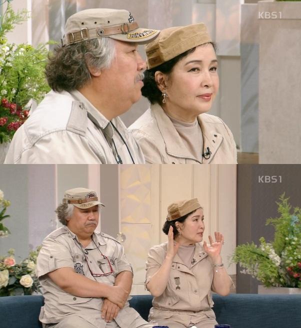 김애경-이찬호(왼쪽) 부부가 '아침마당'에 동반 출연했다. KBS1 '아침마당' 캡처