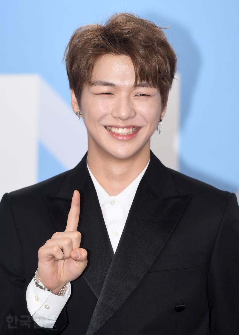 강다니엘이 워너원 쇼케이스에 참서했다. 이지숙 기자