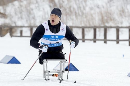 노르딕 스키 원유민이 국내 1호 장애인 체육 귀화선수가 됐다. 대한장애인체육회 제공