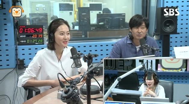 염정아, 박혁권이 '파워타임'에 게스트로 출연했다. SBS 파워FM '파워타임' 캡처